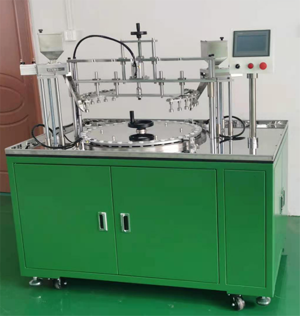 旋转定量填震粉机